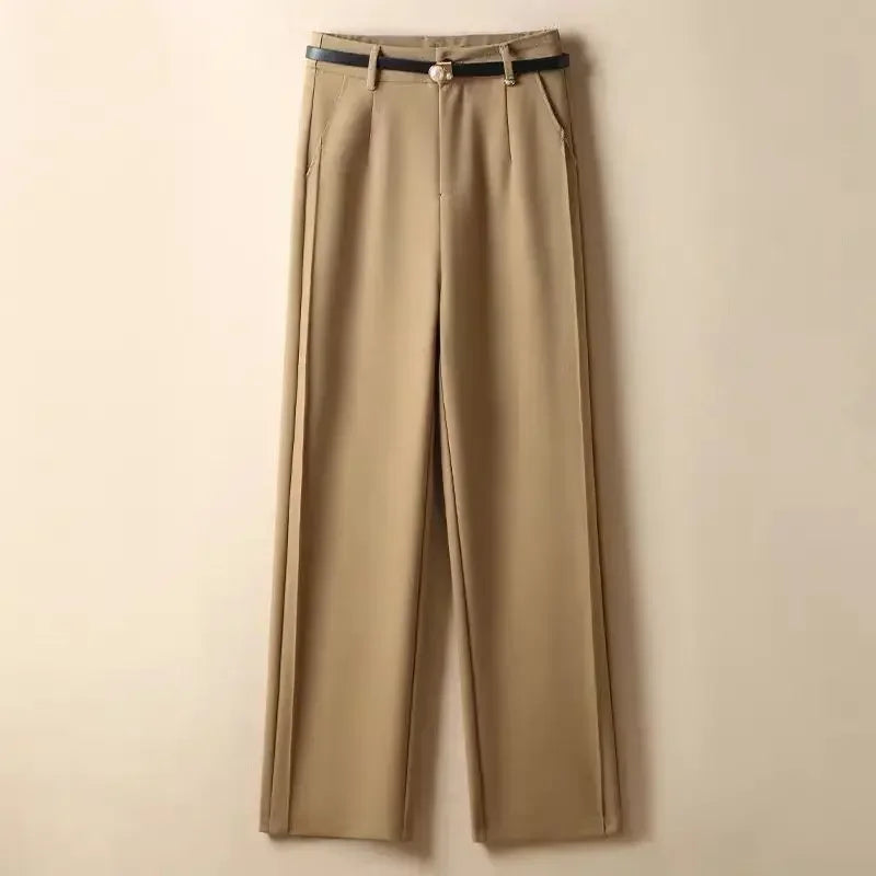 Lora Wide-Leg Suit Pants