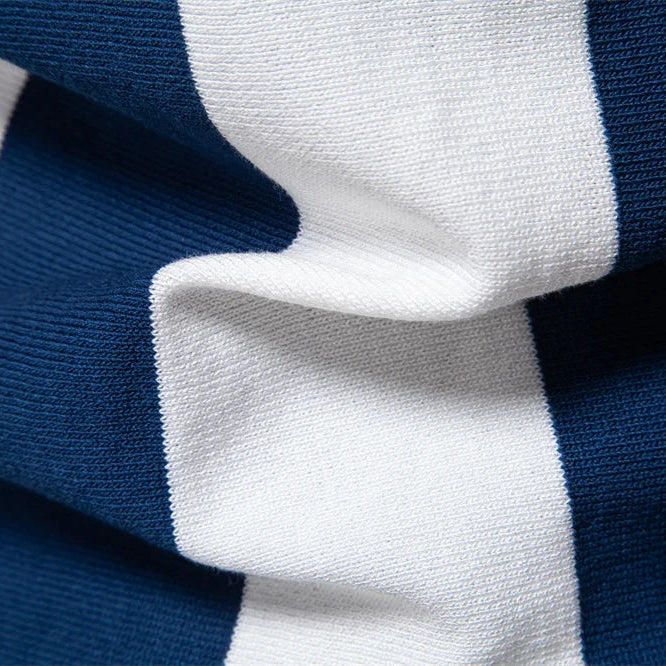 Casual Striped Polo Shirt