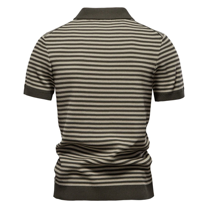 Leno Striped Polo Shirt