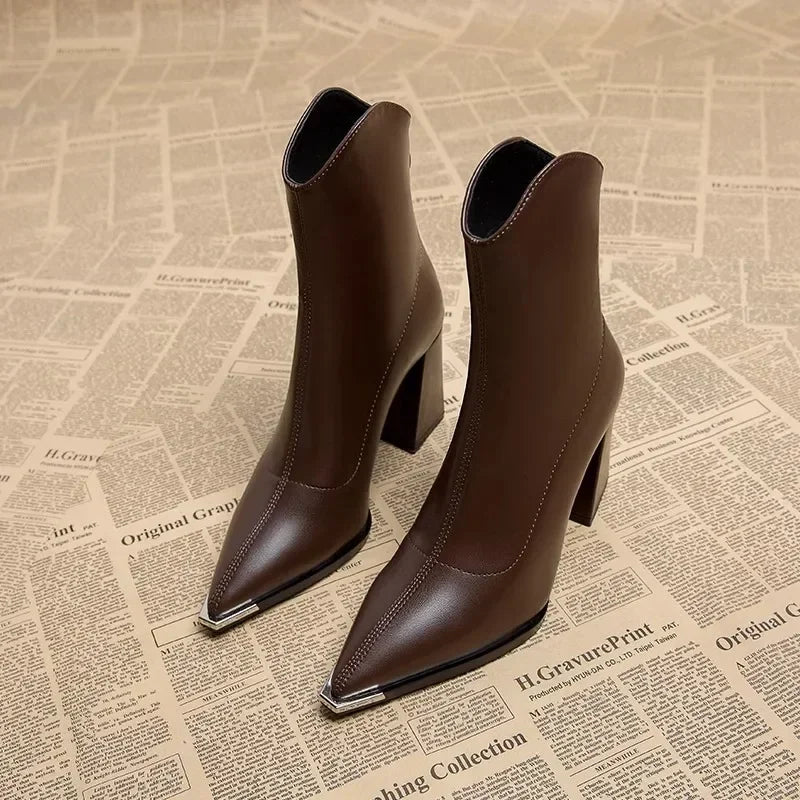 Chrome Tip Melanie Boots