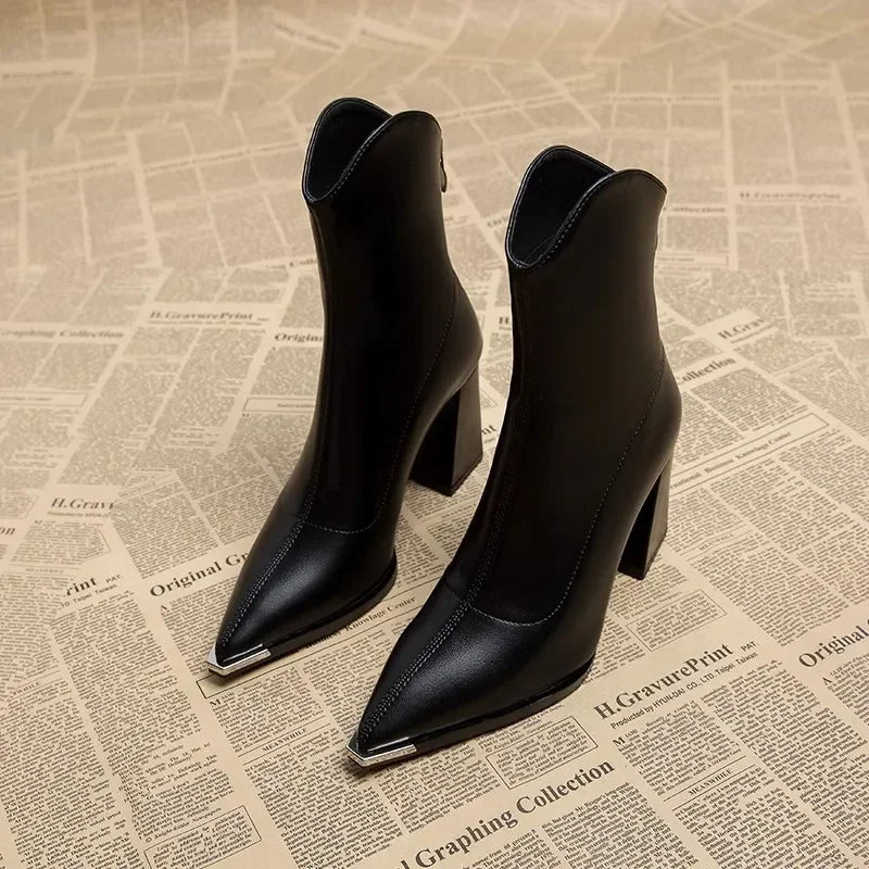 Chrome Tip Melanie Boots